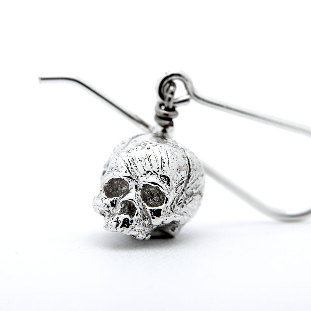 Par de aretes Calavera