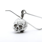 Par de aretes Calavera